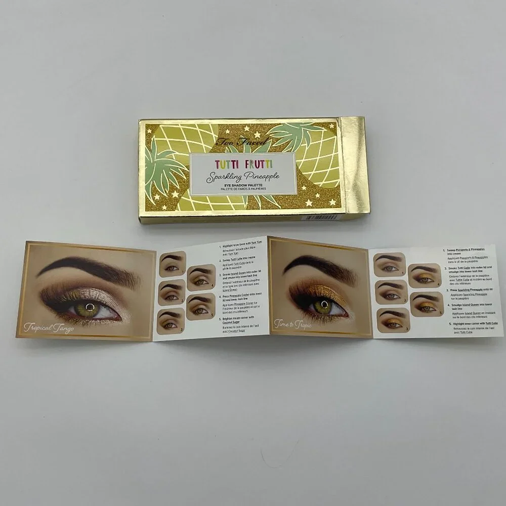 Too Faced Tutti Fruitti Sparkling Pineapple Eyeshadow Six Shades Palette NIB